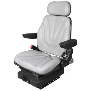 A-F10A4020 Seat, F10 Series, Low Pro Air Suspension, Gray Vinyl PN: F10A4020