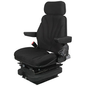 A-F10A4030 Seat, F10 Series w/ Isolator, Low Pro Air Suspension, Black Cloth PN: F10A4030