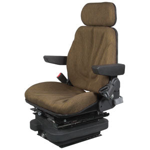 A-F10A4042 Seat, F10 Series w/ Isolator, Low Pro Air Suspension, Brown Cloth PN: F10A4042