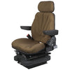 A-F10A4042 Seat, F10 Series w/ Isolator, Low Pro Air Suspension, Brown Cloth PN: F10A4042