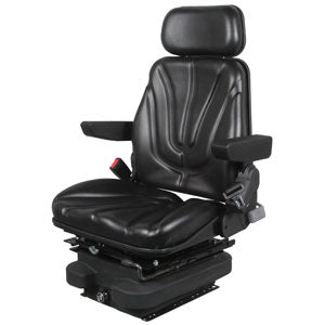 A-F10A4045 Seat, F10 Series w/ Isolator, Low Pro Air Suspension, Black Vinyl PN: F10A4045