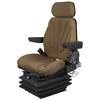 A-F10A6012 Seat, F10 Series, Air Suspension, Brown Cloth PN: F10A6012