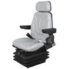 A-F10A6020 Seat, F10 Series, Air Suspension, Gray Vinyl PN: F10A6020
