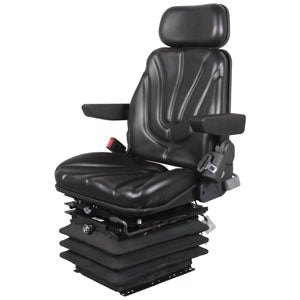 A-F10A6045 Seat, F10 Series w/ Isolator, Air Suspension, Black Vinyl PN: F10A6045