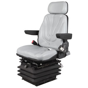 A-F10A6050 Seat, F10 Series w/ Isolator, Air Suspension, Gray Vinyl PN: F10A6050