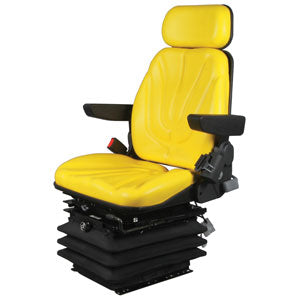 A-F10A6055 Seat, F10 Series w/ Isolator, Air Suspension, Yellow Vinyl PN: F10A6055