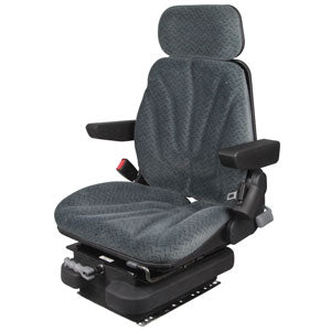 A-F10M4105 Seat, F10 Series, Low Pro Mechanical Suspension, Gray Cloth PN: F10M4105