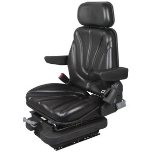 A-F10M4115 Seat, F10 Series, Low Pro Mechanical Suspension, Black Vinyl PN: F10M4115