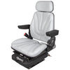 A-F10M4120 Seat, F10 Series, Low Pro Mechanical Suspension, Gray Vinyl PN: F10M4120