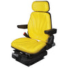 A-F10M4125 Seat, F10 Series, Low Pro Mechanical Suspension, Yellow Vinyl PN: F10M4125