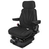 A-F10M4130 Seat, F10 Series w/ Isolator, Low Pro Mechanical Suspension, Black Cloth PN: F10M4130