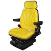 A-F10M4155 Seat, F10 Series w/ Isolator, Low Pro Mechanical Suspension, Yellow Vinyl PN: F10M4155