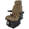 A-F10M6112 Seat, F10 Series, Mechanical Suspension, Brown Cloth PN: F10M6112