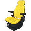 A-F10M6125 Seat, F10 Series, Mechanical Suspension, Yellow Vinyl PN: F10M6125