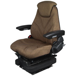 A-F20A5042 Seat, F20 Series w/ Isolator, Low Pro Air Suspension, Brown Cloth PN: F20A5042