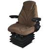 A-F20A7010 Seat, F20 Series, Air Suspension, Brown Checkered Cloth PN: F20A7010