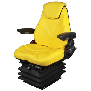 A-F20A7025 Seat, F20 Series, Air Suspension, Yellow Vinyl PN: F20A7025