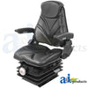 A-F20M205 Seat, F20 Series, Mechanical Suspension / Arm Rest / Head Rest / Black Vinyl PN: F20M205