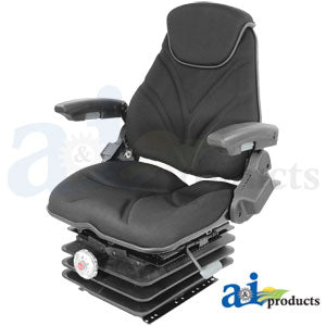 A-F20M245 Seat, F20 Series, Mechanical Suspension / Arm Rest / Head Rest / Black Cloth PN: F20M245