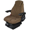 A-F20M5110 Seat, F20 Series, Low Pro Mechanical Suspension, Brown Checkered Cloth PN: F20M5110
