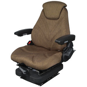 A-F20M5112 Seat, F20 Series, Low Pro Mechanical Suspension, Brown Cloth PN: F20M5112