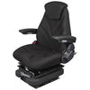 A-F20M5130 Seat, F20 Series w/ Isolator, Low Pro Mechanical Suspension, Black Cloth PN: F20M5130