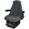 A-F20M5135 Seat, F20 Series w/ Isolator, Low Pro Mechanical Suspension, Gray Cloth PN: F20M5135