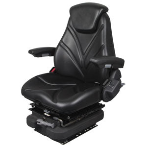 A-F20M5145 Seat, F20 Series w/ Isolator, Low Pro Mechanical Suspension, Black Vinyl PN: F20M5145