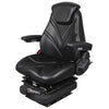 A-F20M5145 Seat, F20 Series w/ Isolator, Low Pro Mechanical Suspension, Black Vinyl PN: F20M5145