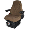 A-F20M7110 Seat, F20 Series, Mechanical Suspension, Brown Checkered Cloth PN: F20M7110