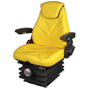 A-F20M7125 Seat, F20 Series, Mechanical Suspension, Yellow Vinyl PN: F20M7125