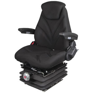 A-F20M7130 Seat, F20 Series w/ Isolator, Mechanical Suspension, Black Cloth PN: F20M7130