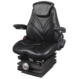 A-F20M7145 Seat, F20 Series w/ Isolator, Mechanical Suspension, Black Vinyl PN: F20M7145