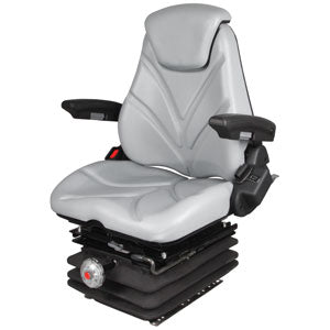 A-F20M7150 Seat, F20 Series w/ Isolator, Mechanical Suspension, Gray Vinyl PN: F20M7150