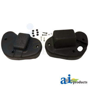 A-F20SC Seat Side Cover Set, F20 Seat, Two Side Plastic Covers, Screws, Plastic Taps PN: F20SC