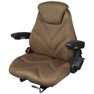 A-F20ST3030 Seat, F20 Series, Slide Track, Brown Cloth PN: F20ST3030