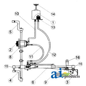 A-AHS2004 RH Steering Arm, (5) PN: AHS2004