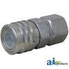 A-FEM-501-8FP-NL-P Coupler, Female Flat Face, FEM Series, ISO16028 PN: FEM-501-8FP-NL-P
