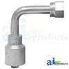 A-FFX90L-08-08-W (HW-FFX90L) Female Seal Lok - Swivel - 90∩┐╜ Elbow Long PN: FFX90L-08-08-W