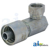 A-FJX90B-08-08-W (HW-FJX90B) Female JIC 37∩┐╜ - Swivel - 90∩┐╜ Elbow Block PN: FJX90B-08-08-W