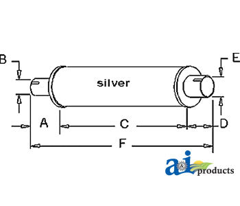 A-FD1110 Muffler PN: FD1110