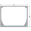 A-FYA00001497 Glass, Rear Window PN: FYA00001497