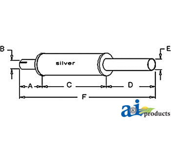 A-G45239 Muffler PN: G45239