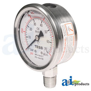 A-GG1000 Gauge, 1000 Lb., Glycerin Filled PN: GG1000