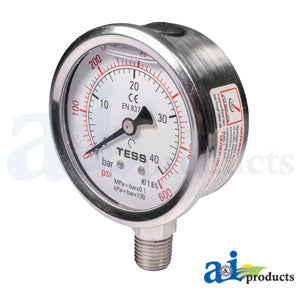 A-GG600 Gauge, 600 Lb., Glycerin Filled PN: GG600