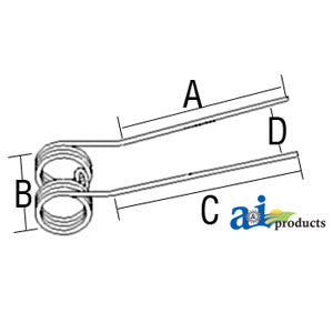 A-GS-2 Rake / Tedder Tooth (LH) PN: GS-2