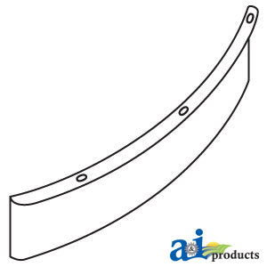 A-H130948 Deflector, Straw Chopper, LH, Deep PN: H130948