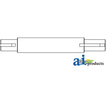 A-H135232 Shaft, Auger, Lower, Horizontal Gearcase PN: H135232