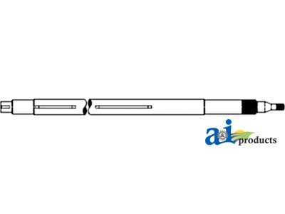 A-H140042 Shaft, Threshing Cylinder (Dual Range) PN: H140042