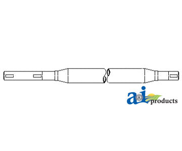 A-AH219997 Shaft, Feeder House Dust Fan PN: AH219997